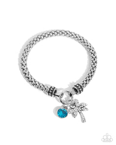 Paparazzi Palm Beach Bling - Blue Toggle Bracelet