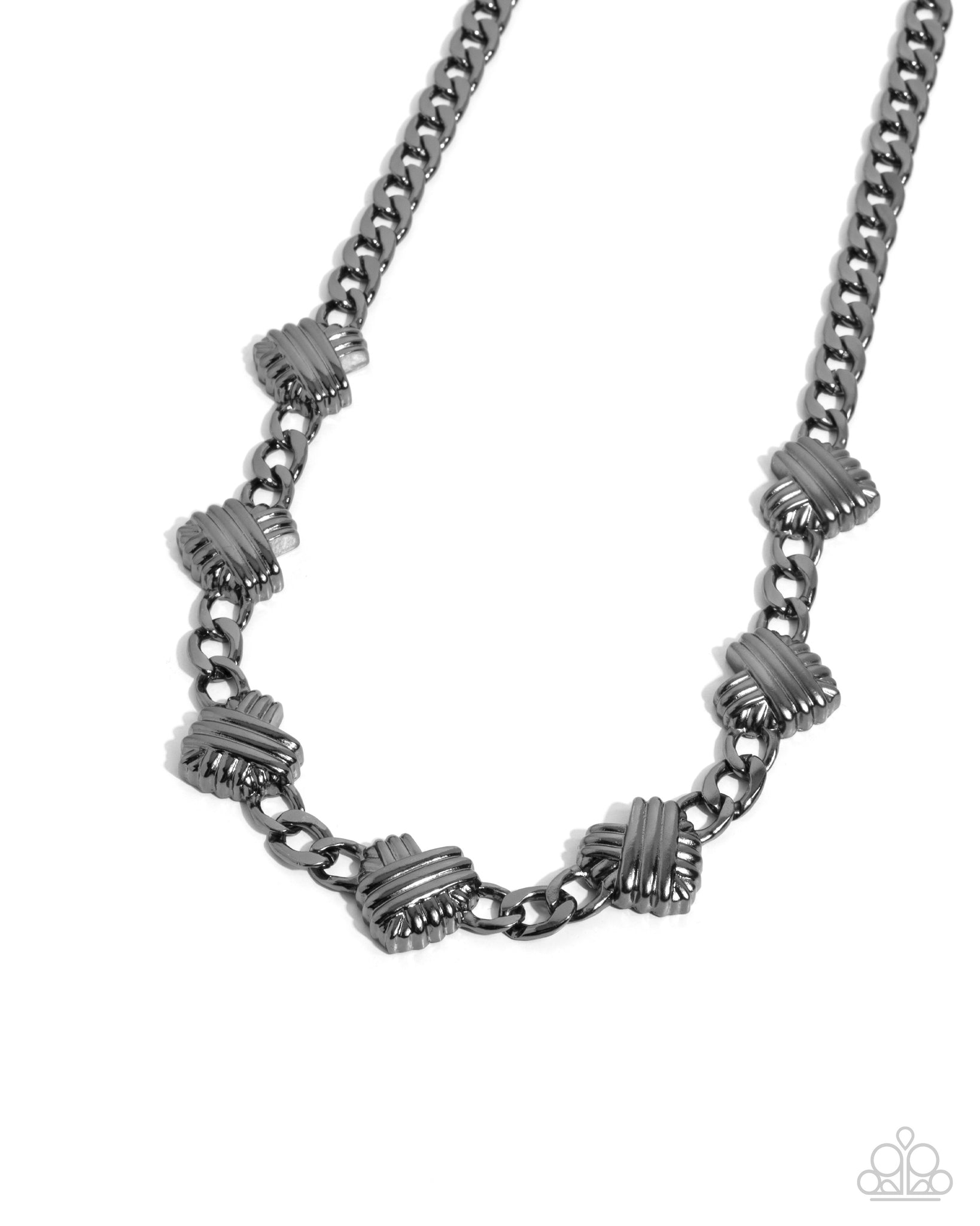 Paparazzi Mingling Medley - Black Heart Choker Necklace