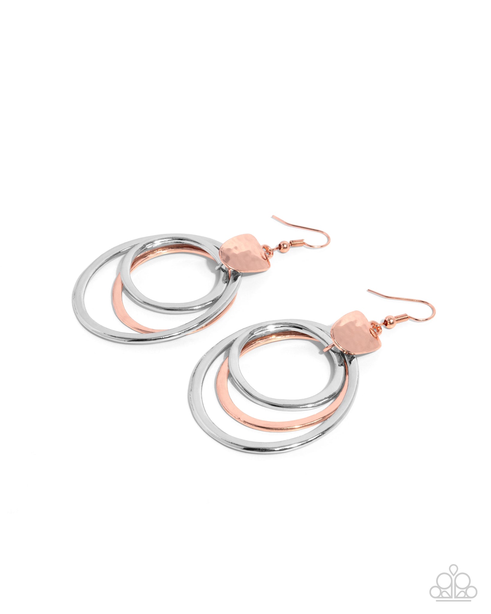 Paparazzi Suddenly I See - Copper Earrings