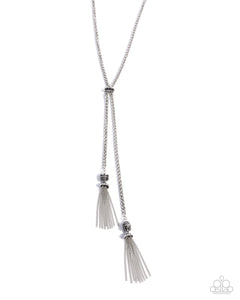 COMING SOON Paparazzi Tassel Transit - Black Necklace