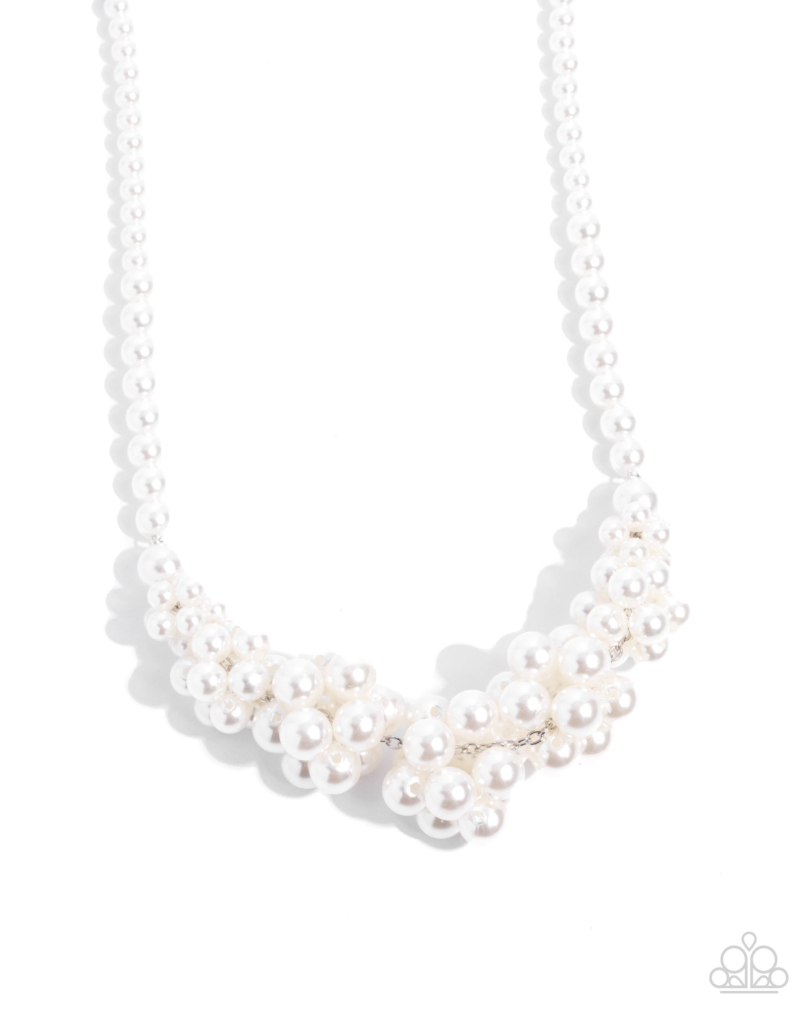 COMING SOON Paparazzi Austen Adornment - White Pearl Necklace