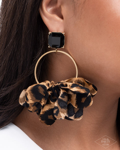 COMING SOON Charming Cheetah - Gold Earrings