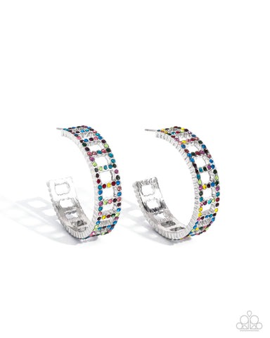 COMING SOON Paparazzi Bridging Brilliance - Multi Hoop Earrings