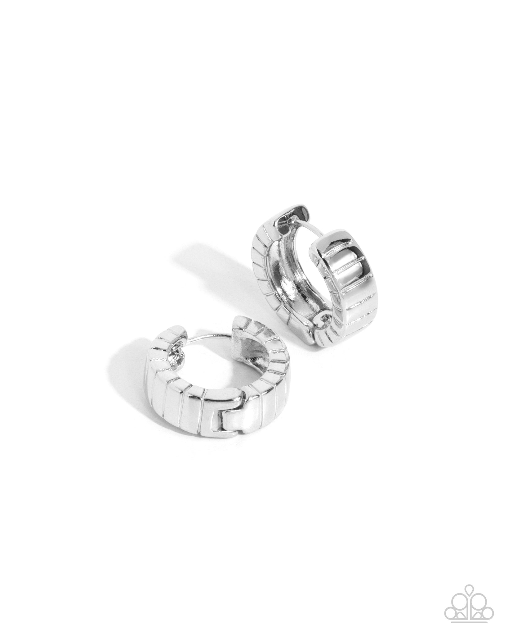 COMING SOON Paparazzi BOLD Up! - Silver Mini Hoop Earrings