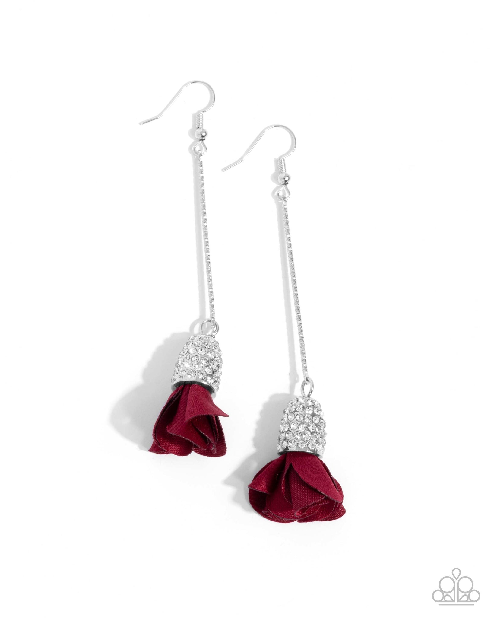 Paparazzi Drop Dead Dazzle - Red Earrings