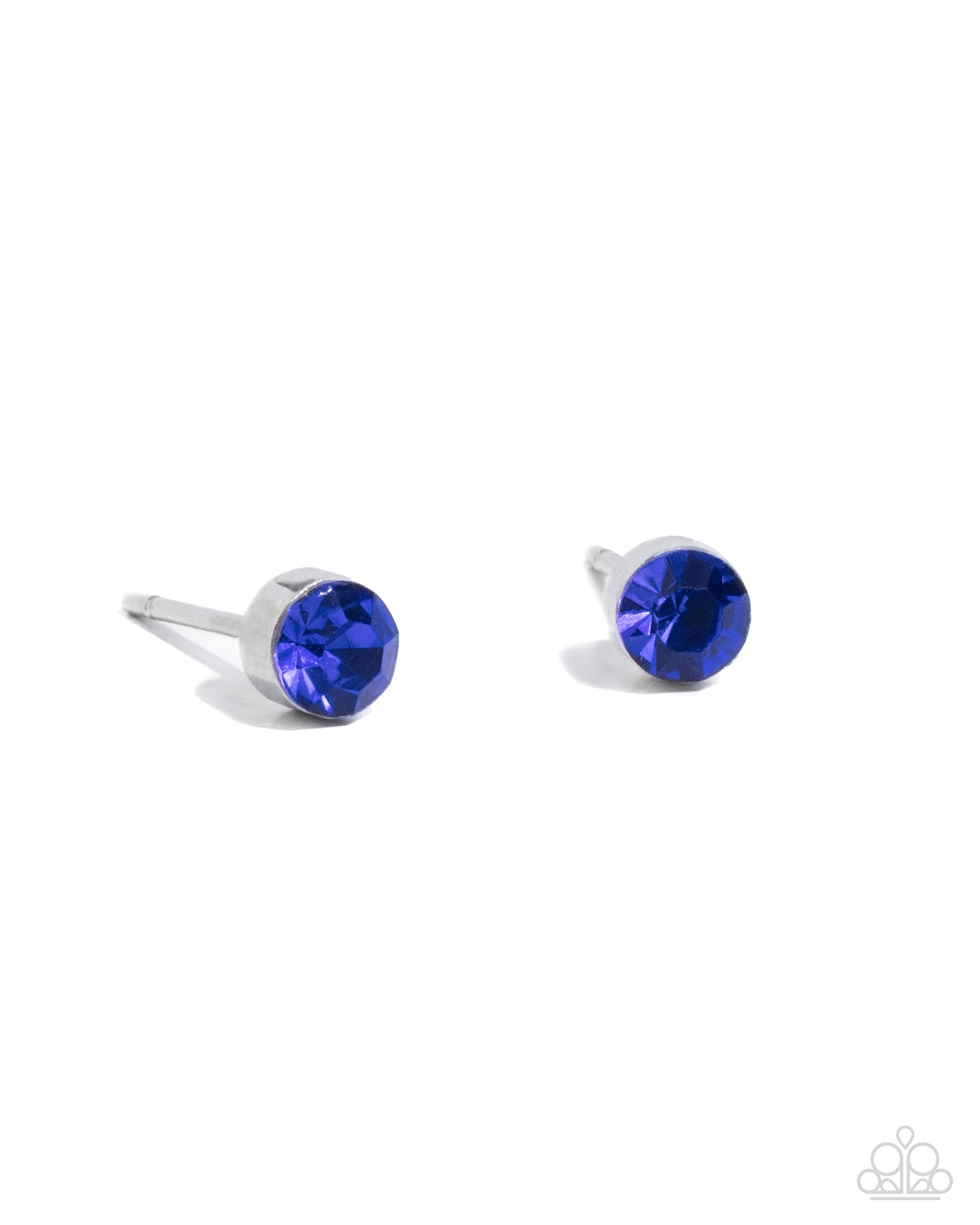 Paparazzi Logical Light - Blue Stud Earrings