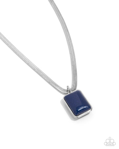 COMING SOON PAPARAZZI Clandestine Color - Blue Necklace