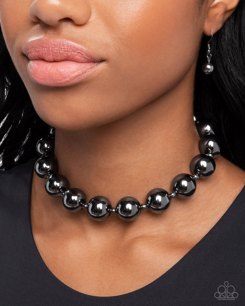 COMING SOON Paparazzi Flattery Will Get You Everywhere - Black Choker Necklace