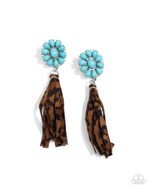 COMING SOON Paparazzi Hometown Hero - Blue Earrings