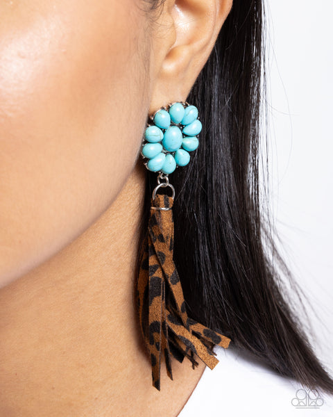 COMING SOON Paparazzi Hometown Hero - Blue Earrings