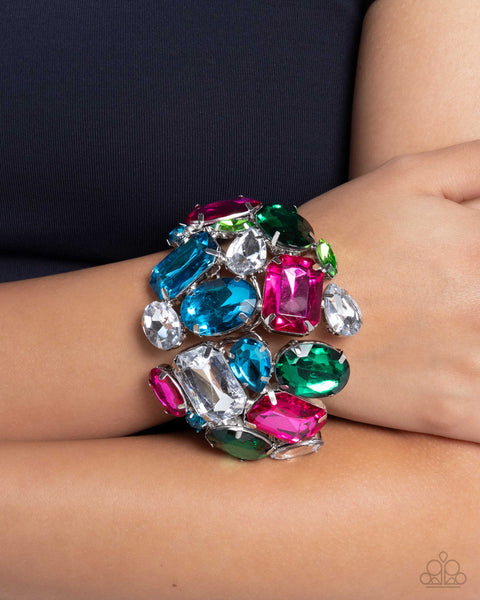 COMING SOON Paparazzi Chic Coronation - Multi Hinged Bracelet