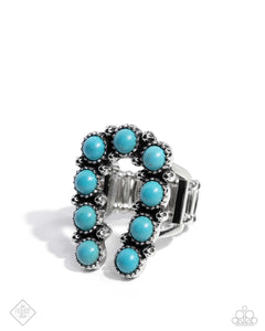 COMING SOON Paparazzi Wild West Whisper - Blue Ring