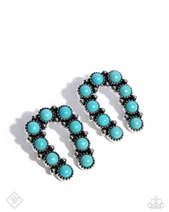 COMING SOON Paparazzi Wild West Wonder - Blue Earrings