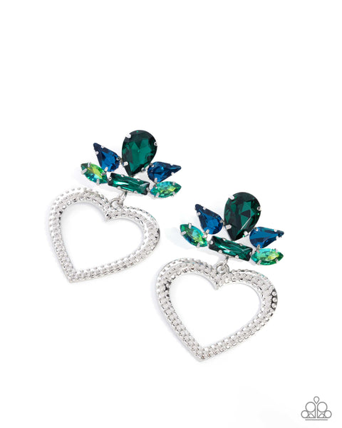 COMING SOON Paparazzi Pushing Perfection - Multi Heart Earrings