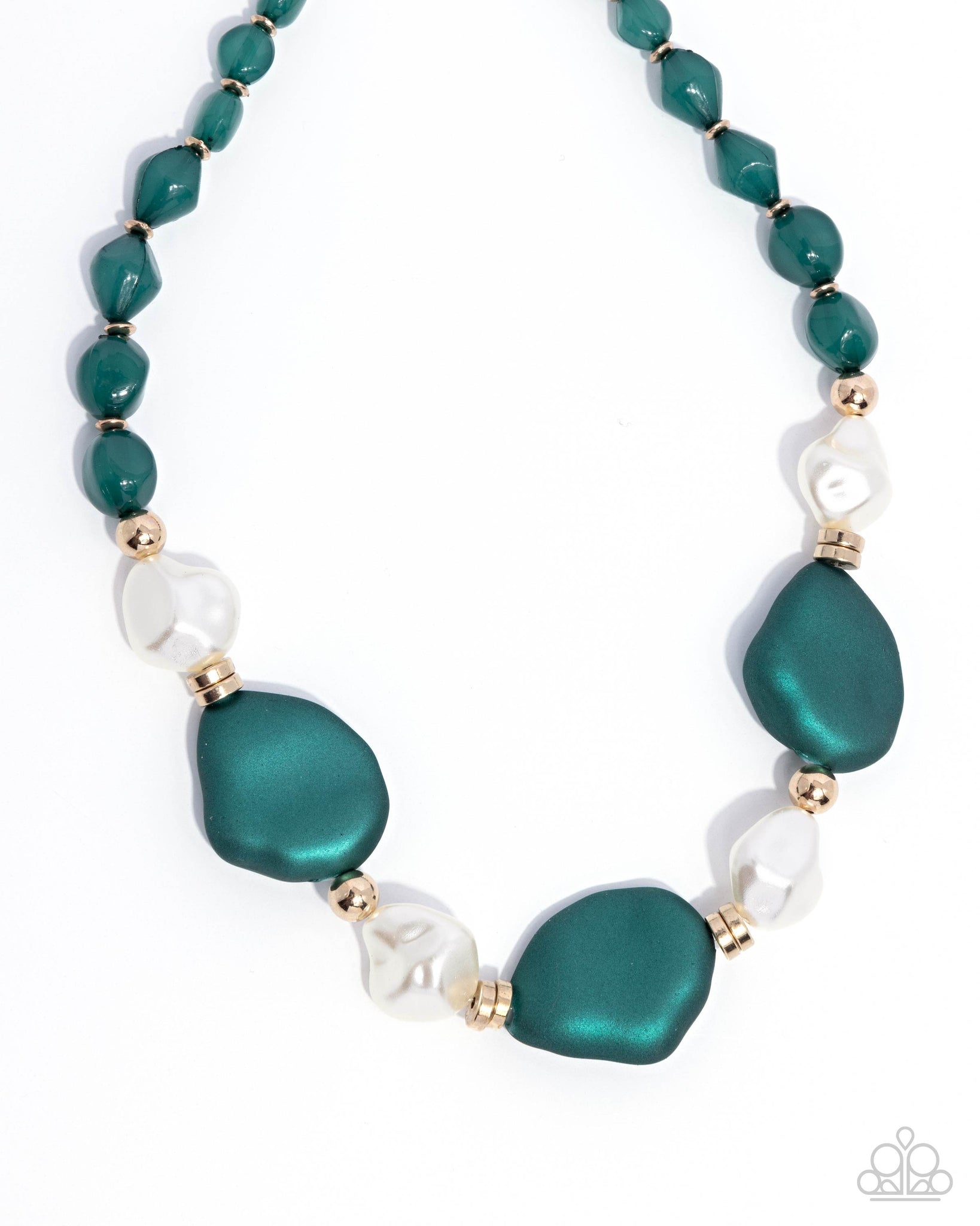 COMING SOON Paparazzi Forever Feature - Green Necklace