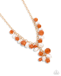 COMING SOON Paparazzi Beehive Barrage - Orange Necklace