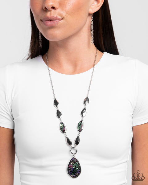 Paparazzi Abstract Abalone - Multi Necklace