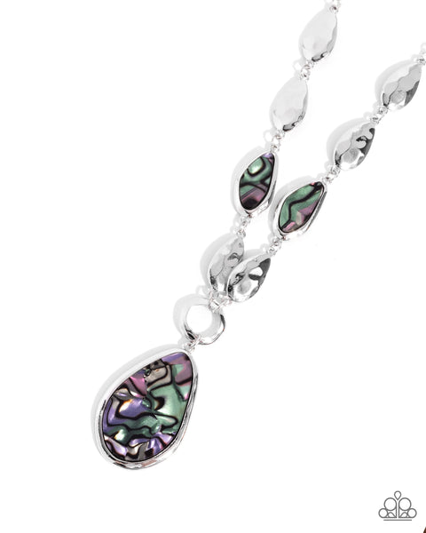 Paparazzi Abstract Abalone - Multi Necklace