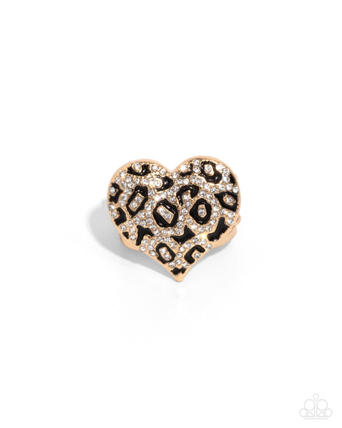 COMING SOON Paparazzi Cheetah Cameo - Gold Ring