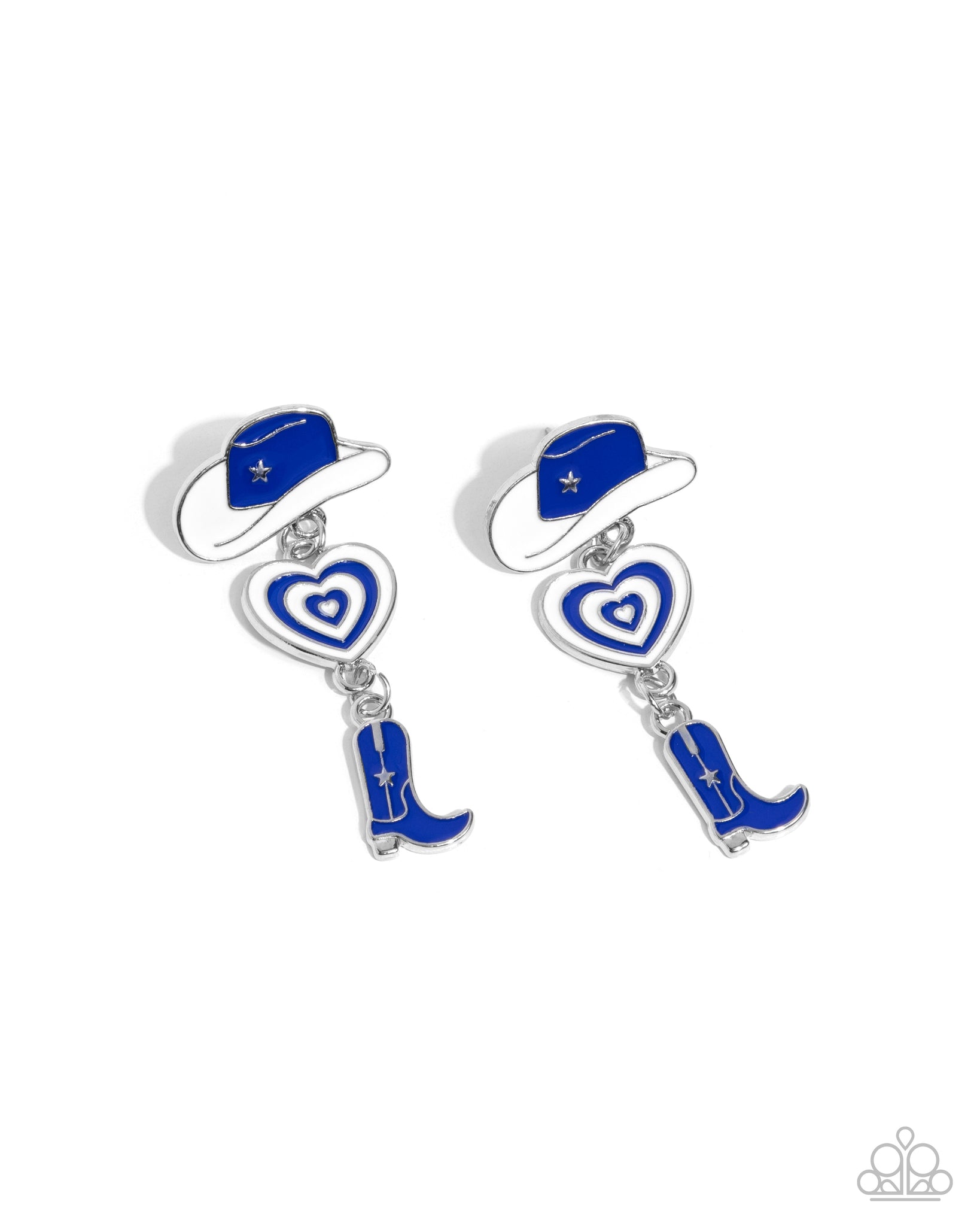 Paparazzi Swing Dance Delight - Blue Earrings