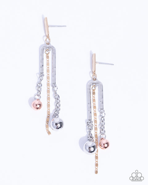 COMING SOON Paparazzi Authoritative Admiration - Multi Earrings