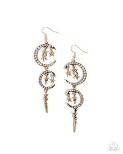 COMING SOON Paparazzi Celestial Cascade - Gold Earrings