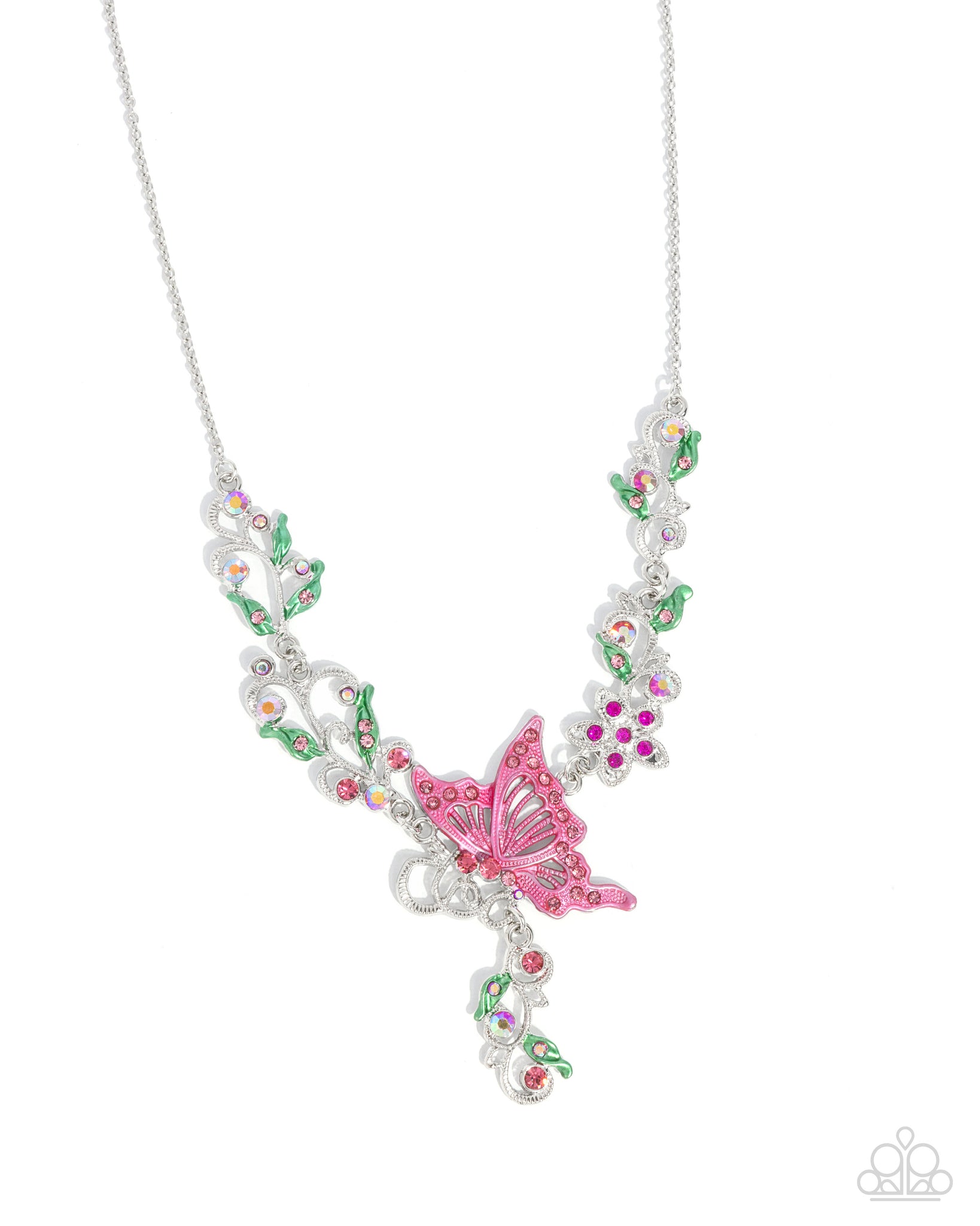 COMING SOON Paparazzi Valuable Vineyard - Pink Butterfly Necklace