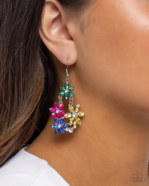 Paparazzi Floral Founder - Multi Earrings