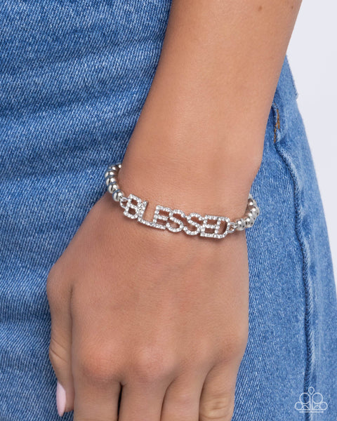 COMING SOON Paparazzi Blessed Bounty - White Bracelet