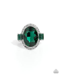 COMING SOON Paparazzi Stubborn Shimmer - Green Ring