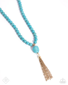 COMING SOON Paparazzi Coachella Chic - Blue Necklace