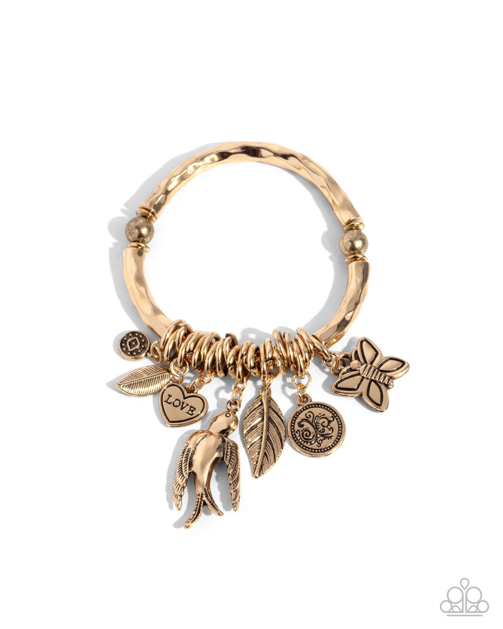 COMING SOON Paparazzi Wild and Scenic - Gold Charm Bracelet