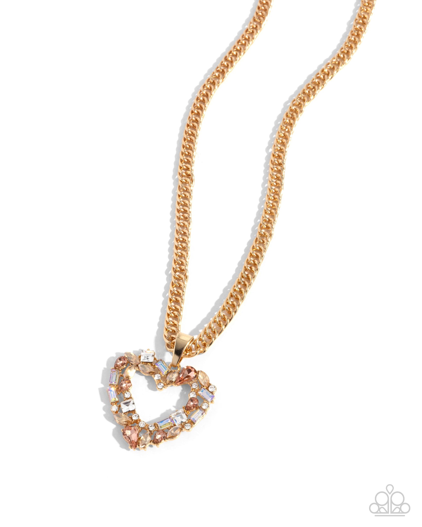 COMING SOON Paparazzi Romance is a Bonus - Gold Heart Necklace