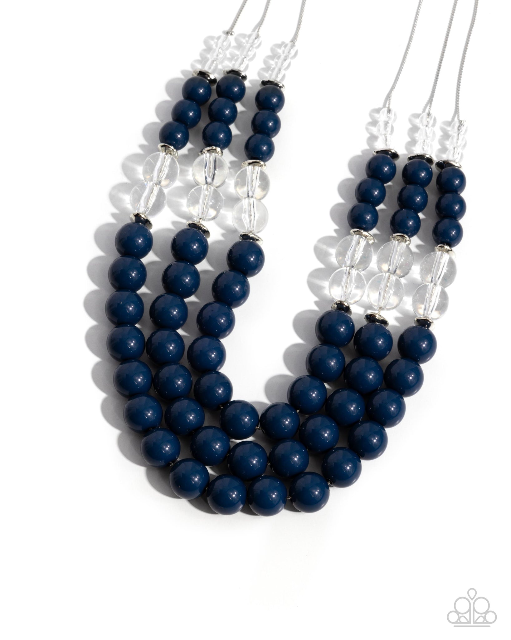 COMING SOON Paparazzi Speckled Statement - Blue Necklace