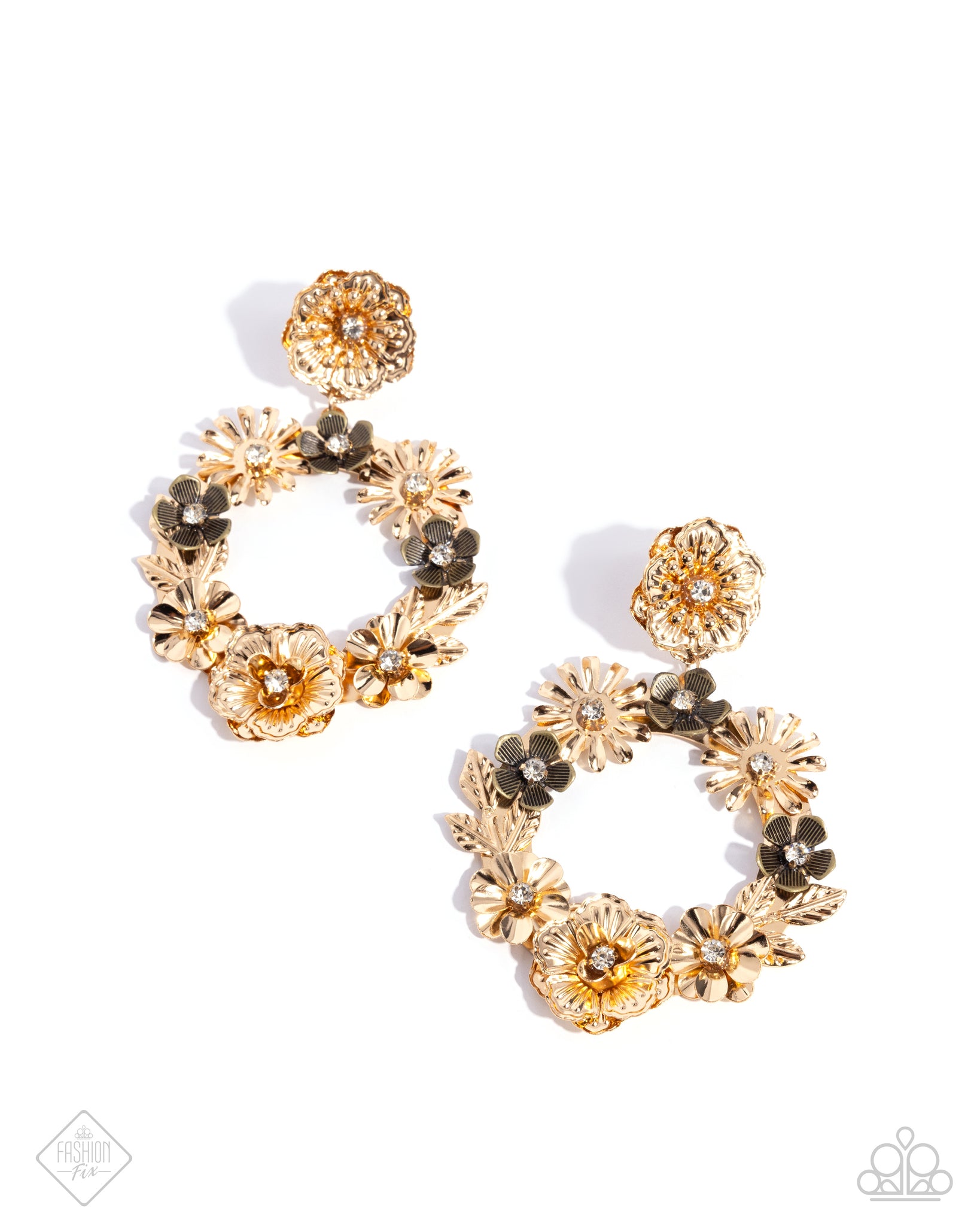 COMING SOON Paparazzi Graceful Garden - Gold Earrings