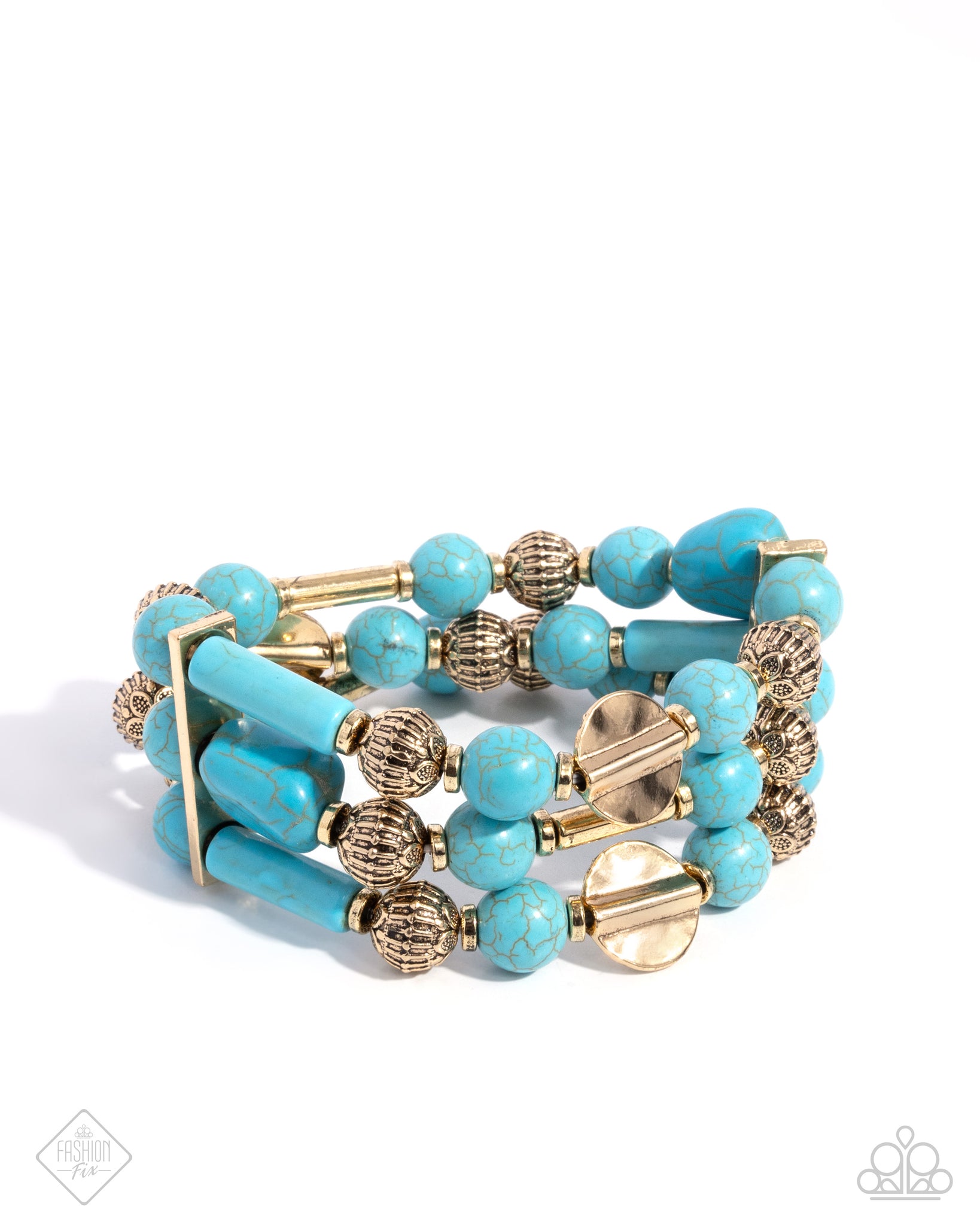 COMING SOON Paparazzi Coachella Confidence - Blue Bracelet