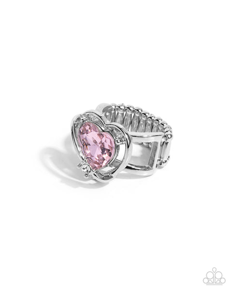 COMING SOON Paparazzi Cutie Chemistry - Pink Heart Ring