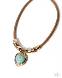 COMING SOON Paparazzi Significant Other - Blue Heart Necklace