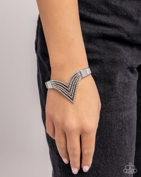 Pressure Point Cuff White Bracelet