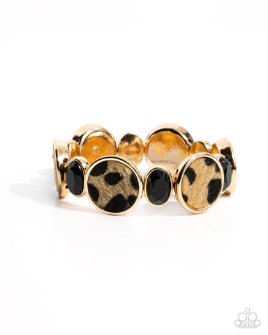 COMING SOON Paparazzi Happy Serengeti Safari - Black Leopard Bracelet