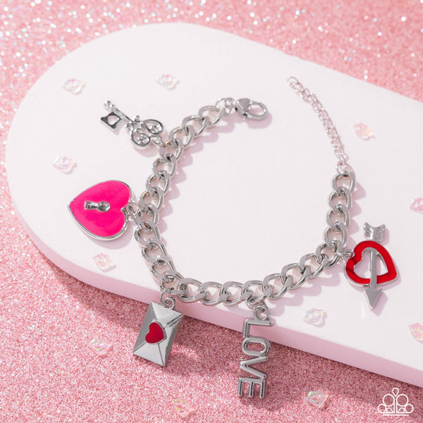 Paparazzi Valentines Variety - Multi Charm Bracelet