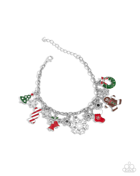 COMING SOON Paparazzi Christmas Cascade - Multi Bracelet