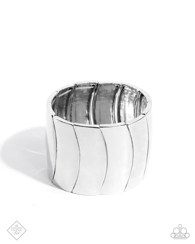 COMING SOON Paparazzi Crusading Celebrity - Silver Bracelet