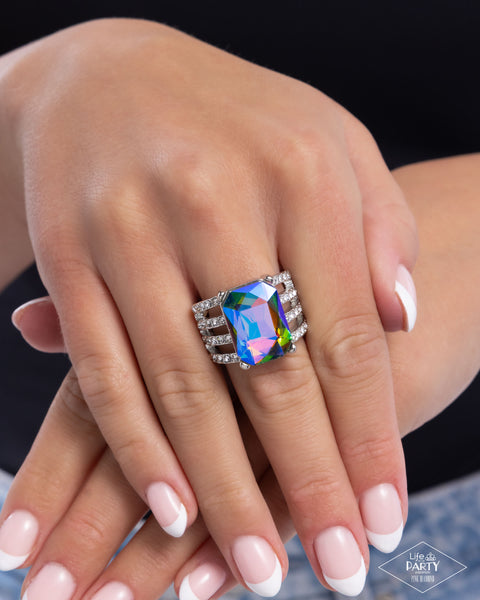Paparazzi Expect Heavy REIGN - UV Shimmer Multi Ring
