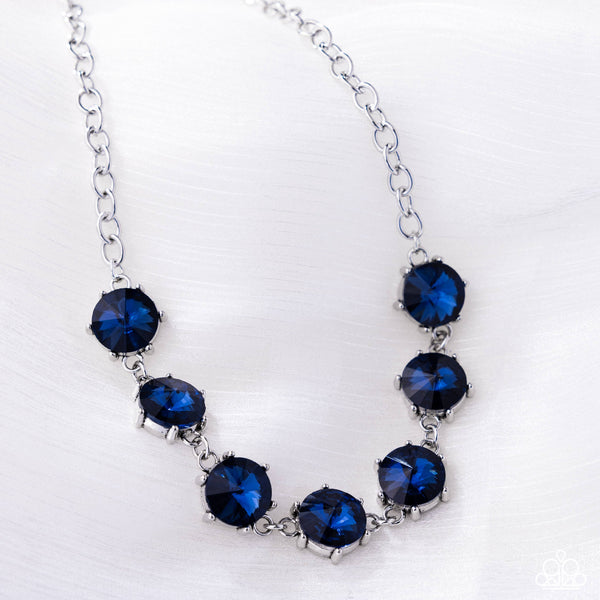 COMING SOON Paparazzi Drowning in Dazzle - Blue Necklace