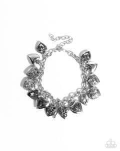 COMING SOON Paparazzi Charming Change Heart Silver Bracelet