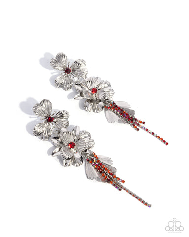 COMING SOON Paparazzi Classical Cadenza - Red Earrings