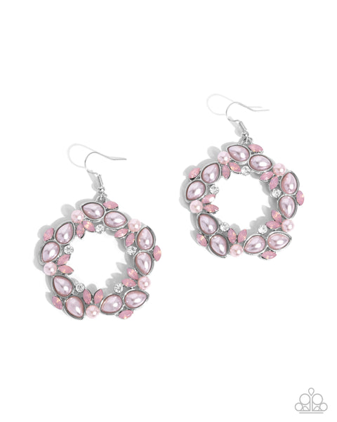 COMING SOON Paparazzi Life Could Be ABEAM - Pink Pearl Earrings