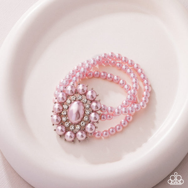 COMING SOON Paparazzi Take A Fancy To Pearl Pink Bracelet