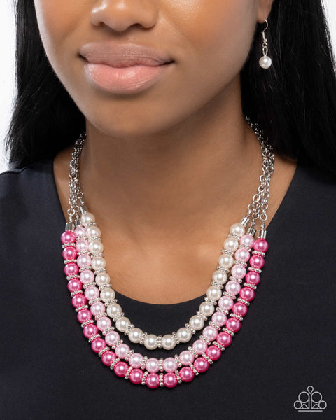 COMING SOON Paparazzi Promising Promenade - Pink Necklace